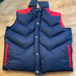 Vintage Woolrich Navy/Red Padded/Quilted Puffer Vest (See Pictures For‎ Sizing)